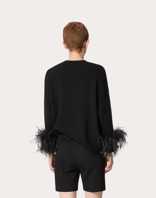 Red Valentino MAGLIA IN LANA CON PIUME Vendite Flash