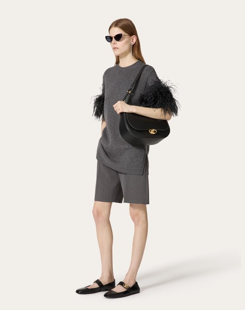 Red Valentino MAGLIA IN LANA CON PIUME Sconto di tempo limitato