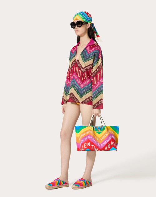 Red Valentino MAGLIA IN LUREX VALENTINO CHEVRON Flash Sale
