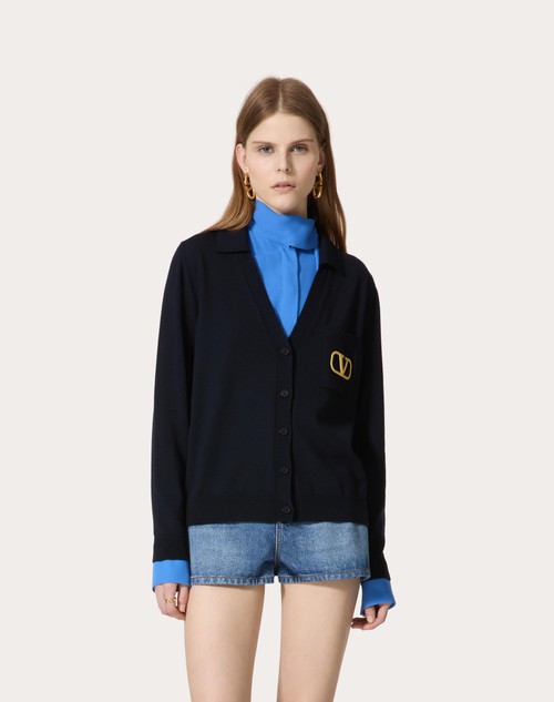 Red Valentino CARDIGAN IN LANA Black Friday