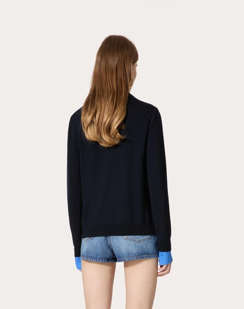 Red Valentino CARDIGAN IN LANA Black Friday