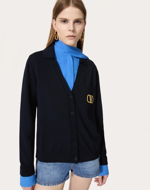 Red Valentino CARDIGAN IN LANA Black Friday