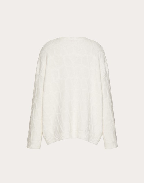 Red Valentino MAGLIA IN LANA TOILE ICONOGRAPHE Offerta Giorno del Papà