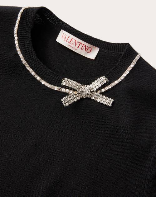 Red Valentino MAGLIA IN LANA RICAMATA Offerta Anniversario