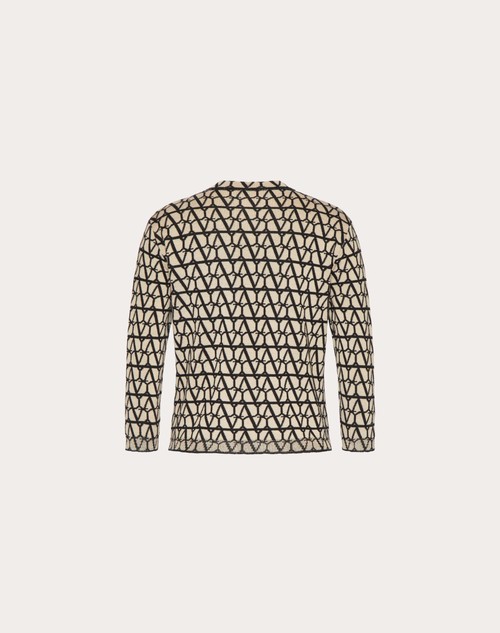 Red Valentino CARDIGAN IN LANA TOILE ICONOGRAPHE Offerta migliore
