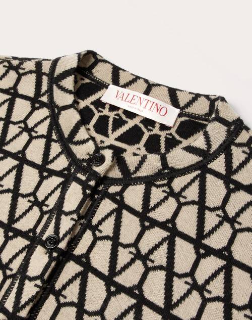 Red Valentino CARDIGAN IN LANA TOILE ICONOGRAPHE Offerta migliore