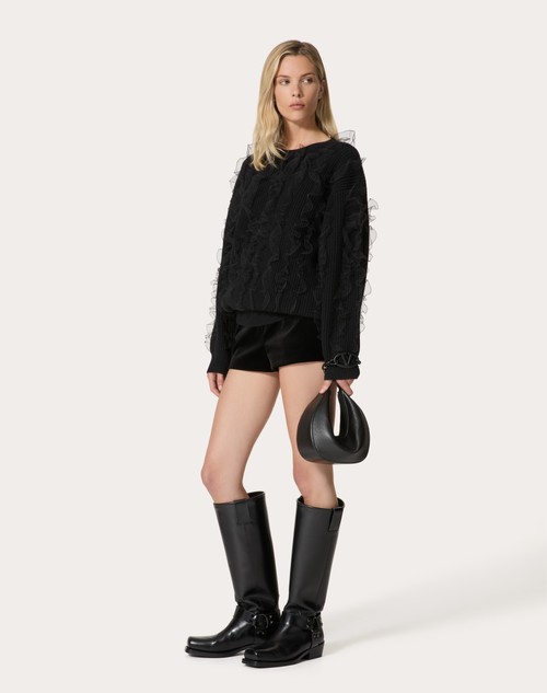 Red Valentino SHORT IN VELLUTO Liquidazione