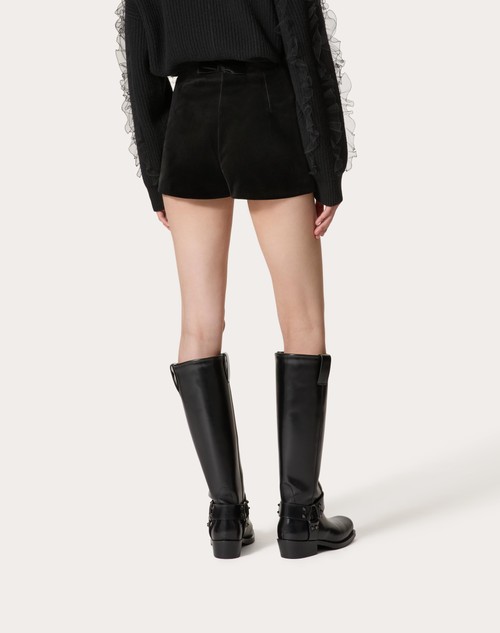 Red Valentino SHORT IN VELLUTO Liquidazione