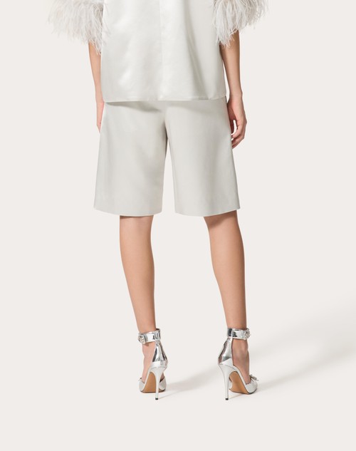 Red Valentino BERMUDA IN SATIN DE SOIE Enormi risparmi