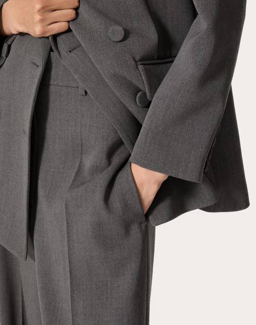 Red Valentino PANTALONI IN ACTIVE GABARDINE Prezzo basso