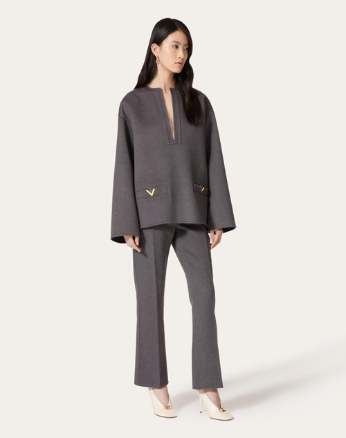 Red Valentino PANTALONI IN COMPACT DRAP Super Saving Price