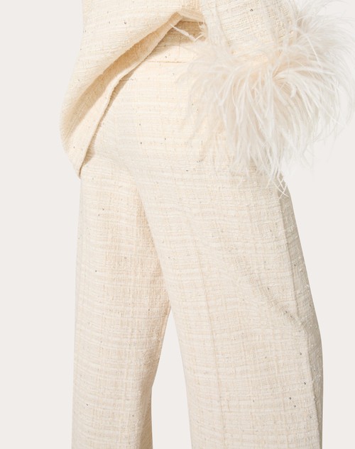 Red Valentino PANTALONI IN DELICATE TWEED Offerta settimanale