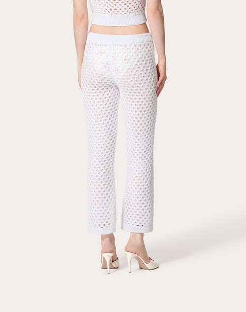Red Valentino PANTALONI IN VISCOSE, LUREX AND PAILLETES Latest stili