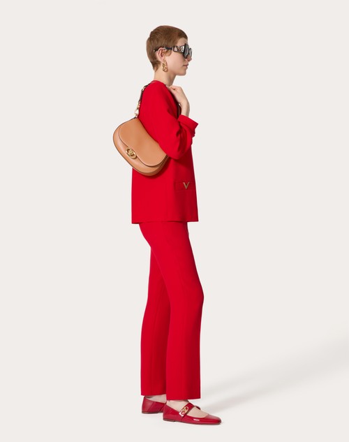 Red Valentino PANTALONI IN CADY COUTURE Promozione temporanea