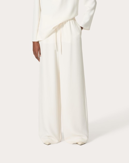 Red Valentino PANTALONI IN CADY COUTURE Sostegno trimestrale