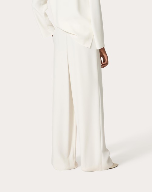 Red Valentino PANTALONI IN CADY COUTURE Sostegno trimestrale