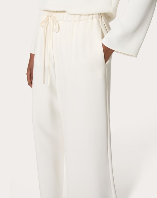 Red Valentino PANTALONI IN CADY COUTURE Sostegno trimestrale