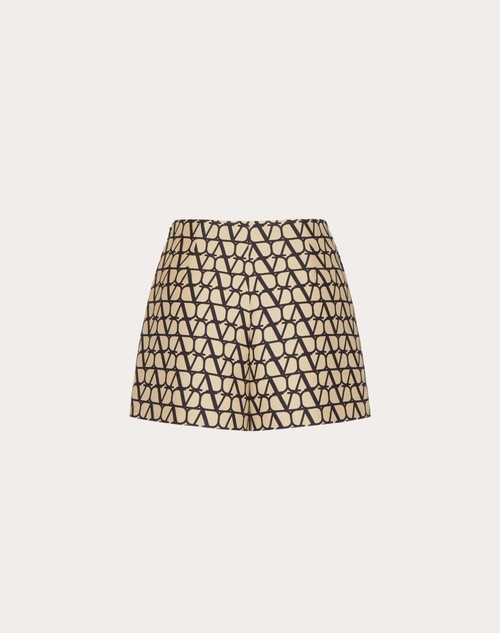 Red Valentino SHORTS IN CREPE COUTURE TOILE ICONOGRAPHE Solo un giorno rimasto