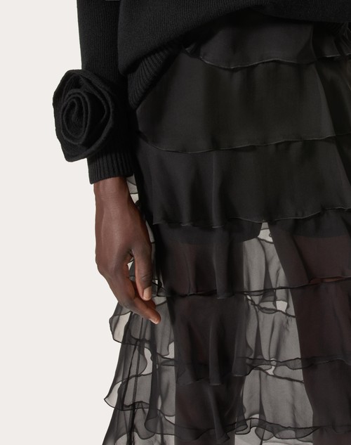 Red Valentino GONNA IN CHIFFON Trasporto libero internazionale