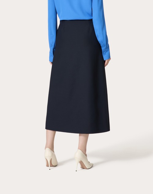 Red Valentino GONNA MIDI IN CREPE COUTURE Italia