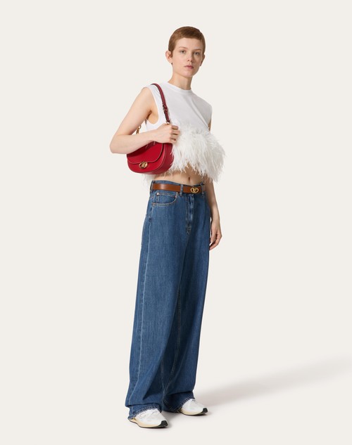 Red Valentino PANTALONI IN DENIM BLU MEDIO Novità