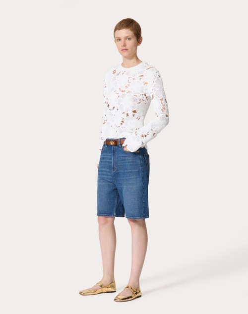 Red Valentino BERMUDA IN DENIM In Vendita