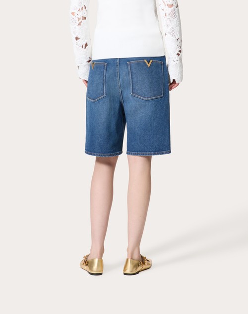 Red Valentino BERMUDA IN DENIM In Vendita