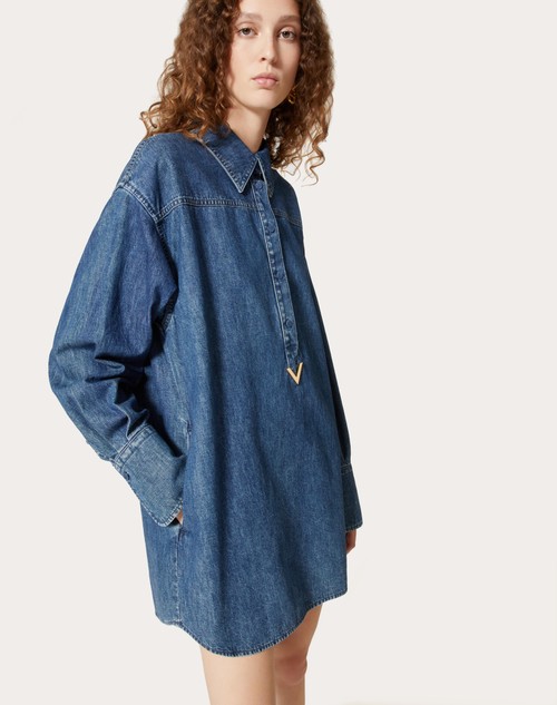Red Valentino ABITO IN CHAMBRAY DENIM I Più Venduti