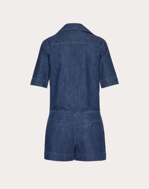 Red Valentino TUTA IN CHAMBRAY DENIM Negozio
