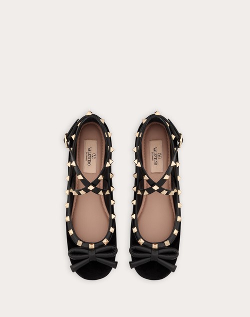 Red Valentino BALLERINA ROCKSTUD IN VELLUTO Grande vendita