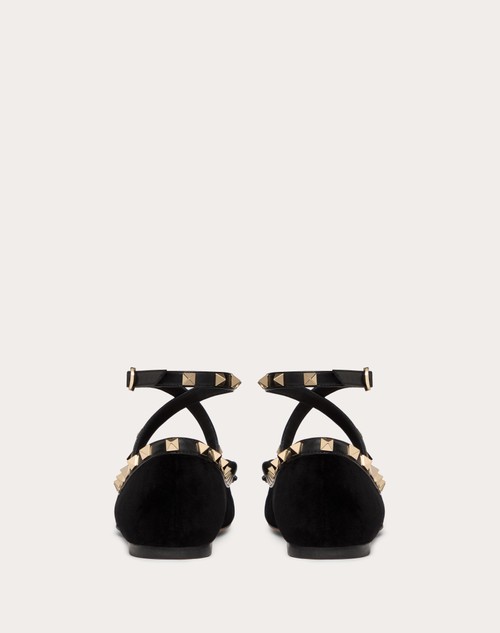 Red Valentino BALLERINA ROCKSTUD IN VELLUTO Flash Sale