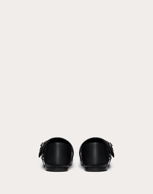 Red Valentino BALLERINA MARY-JANE VLOGO LOCKER IN VERNICE Shopping online