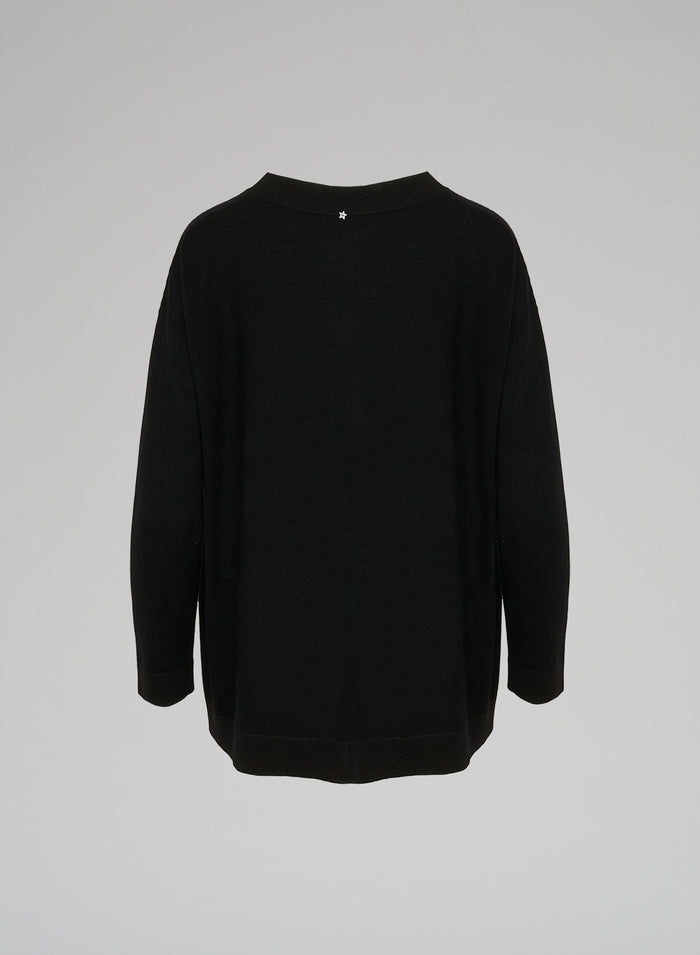 Lorena Antoniazzi MAGLIA IN CASHMERE E SETA Sconto
