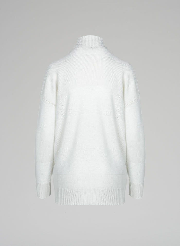 Lorena Antoniazzi MAGLIA IN LANA, CASHMERE E SETA Saldi Di Fabbrica