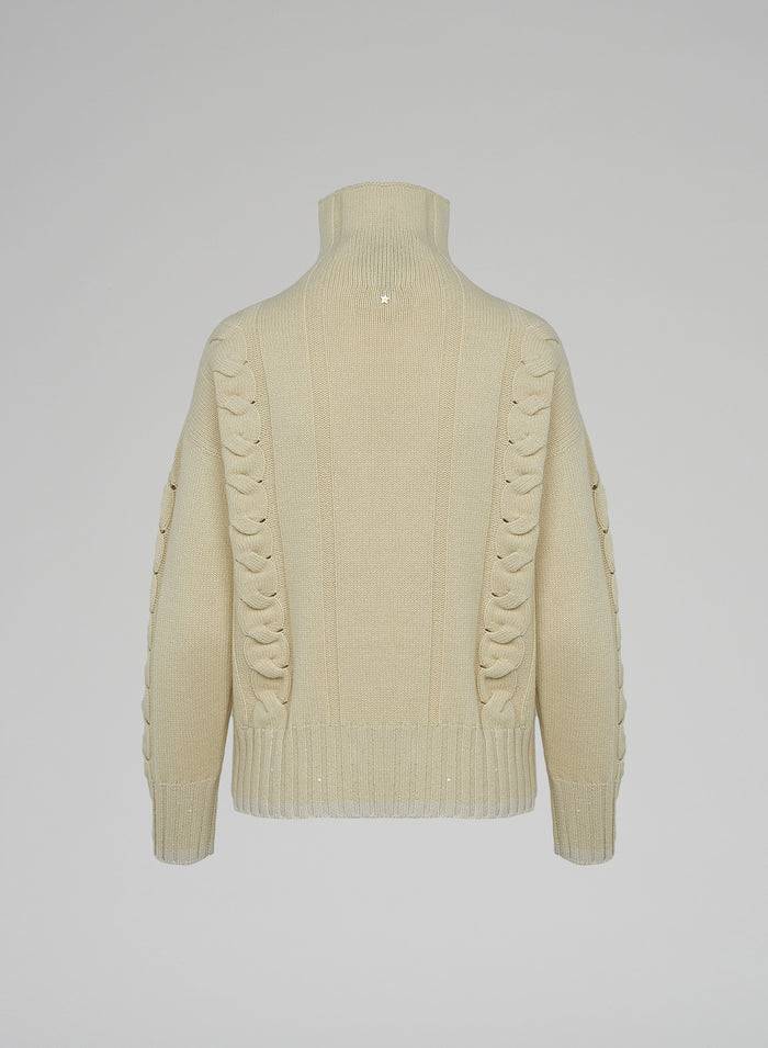 Lorena Antoniazzi MAGLIA IN LANA, CASHMERE E SETA Offerta speciale