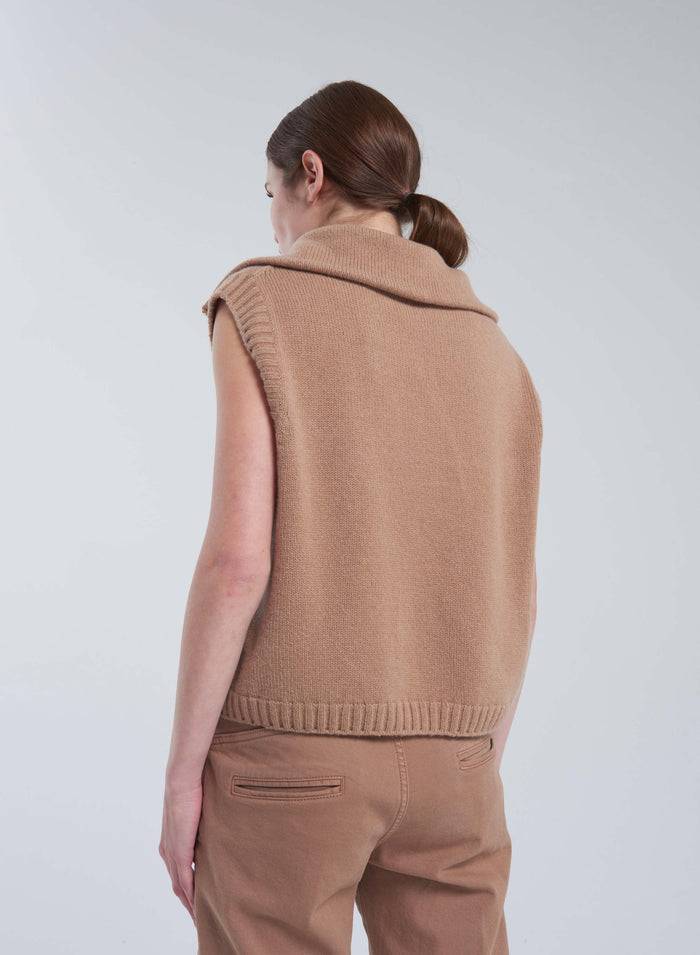 Lorena Antoniazzi GILET IN CASHMERE Fornitura limitata