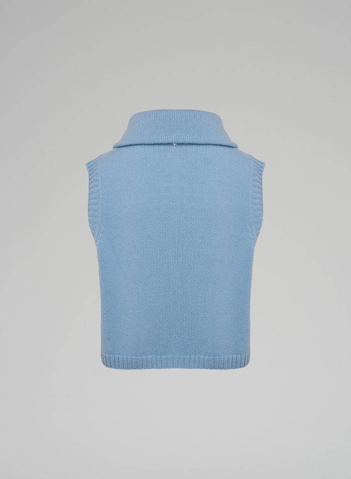 Lorena Antoniazzi GILET IN CASHMERE Shopping online