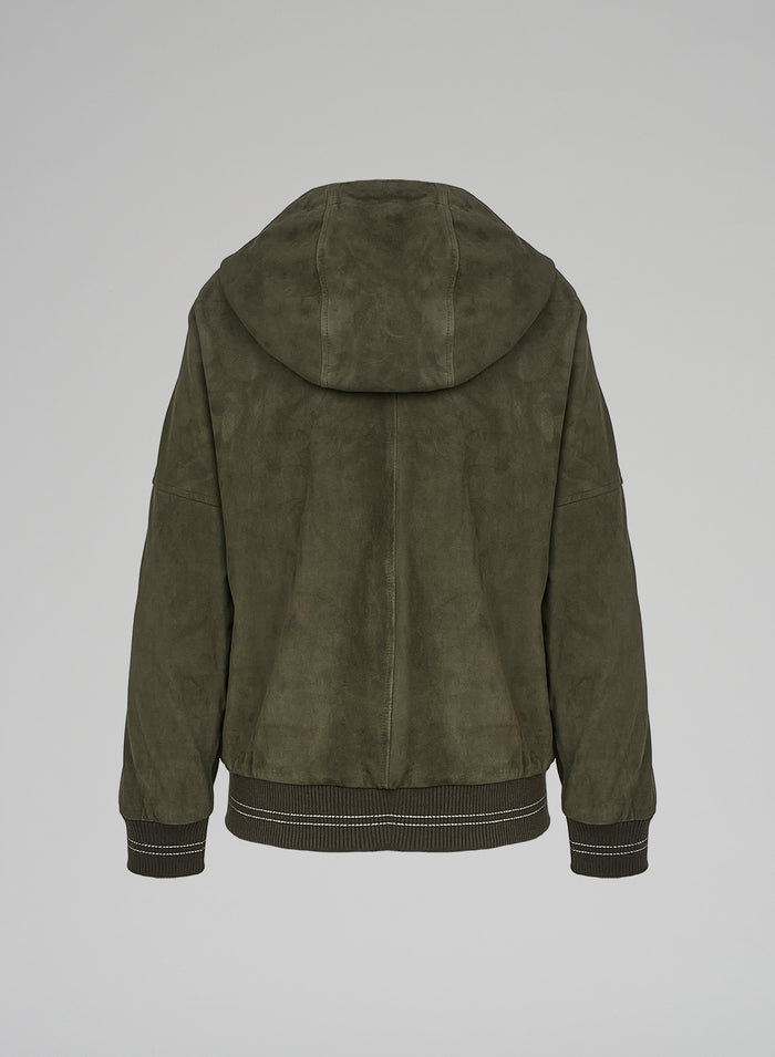 Lorena Antoniazzi BOMBER IN SUEDE Offerta Giorno del Papà