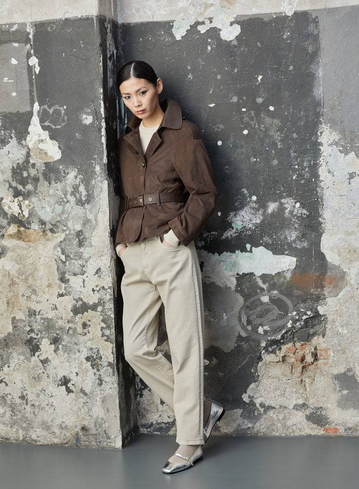 Lorena Antoniazzi GIACCA IN CAMOSCIO Offerta San Valentino