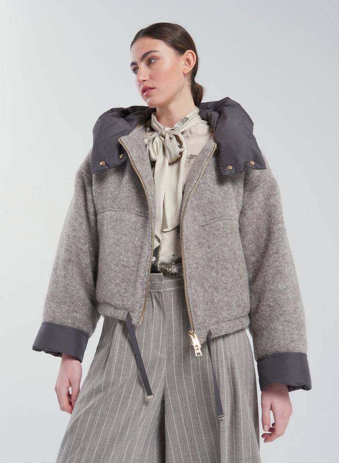Lorena Antoniazzi BOMBER IN LANA Offerta Anniversario