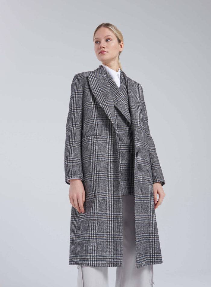 Lorena Antoniazzi CAPPOTTO IN ALPACA E LANA Vendita calda