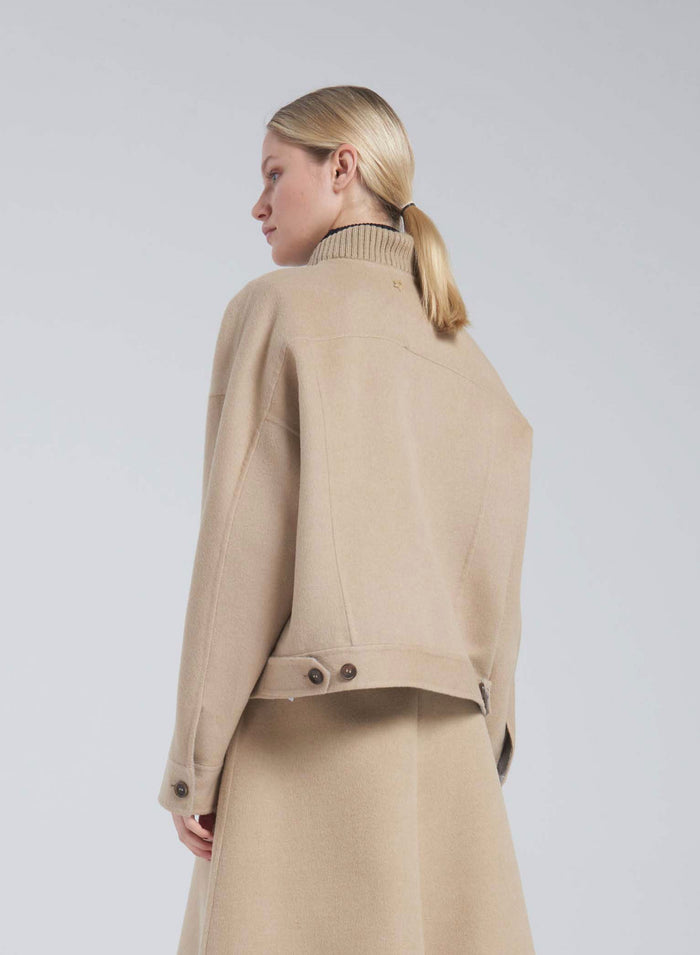 Lorena Antoniazzi BOMBER IN LANA E ANGORA Grandi sconti