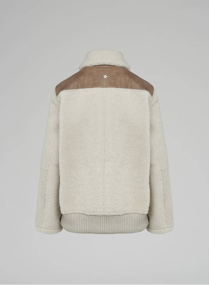 Lorena Antoniazzi CAPPOTTO IN MONTONE Prezzo basso