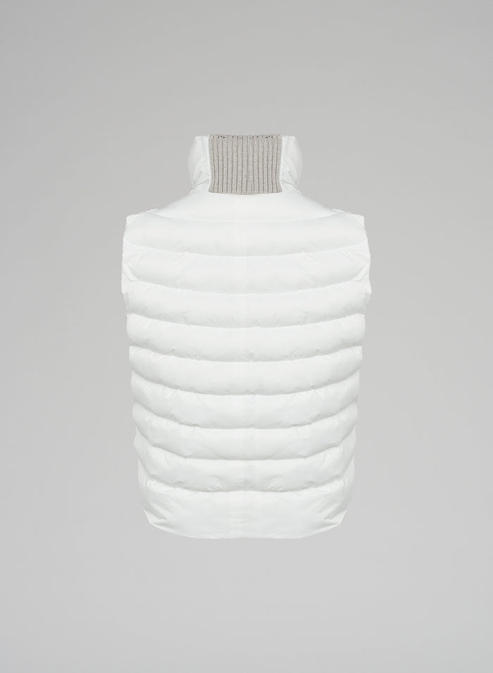 Lorena Antoniazzi GILET IN NYLON Offerta settimanale