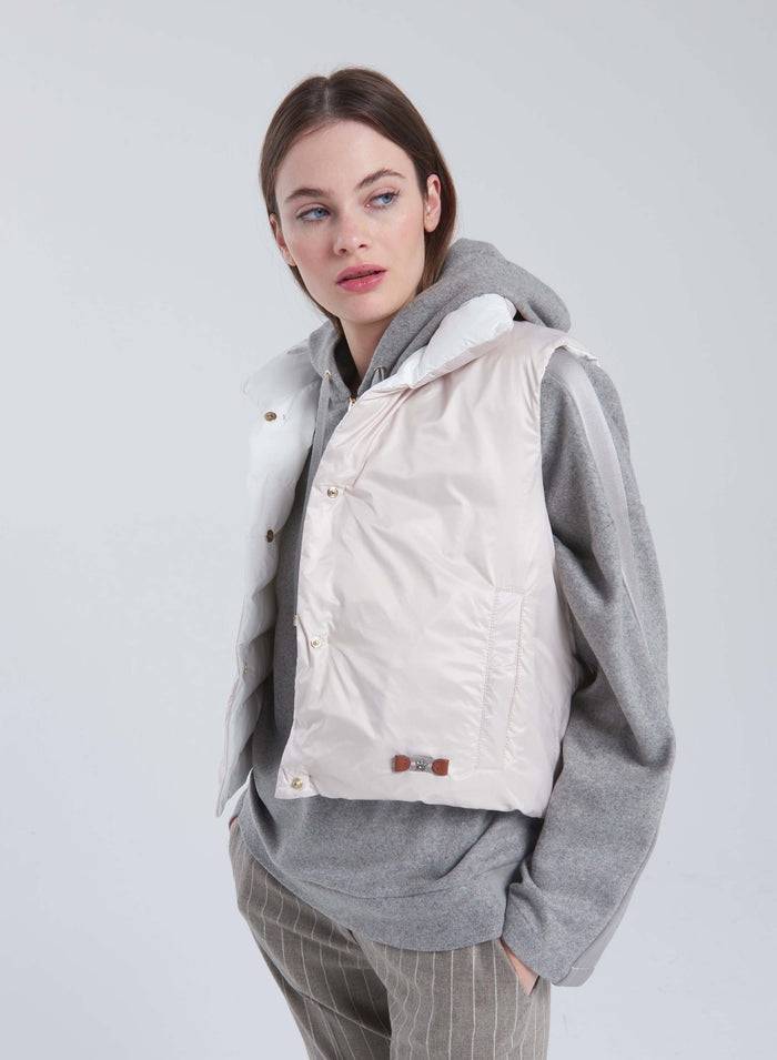 Lorena Antoniazzi GILET IN NYLON Offerta settimanale