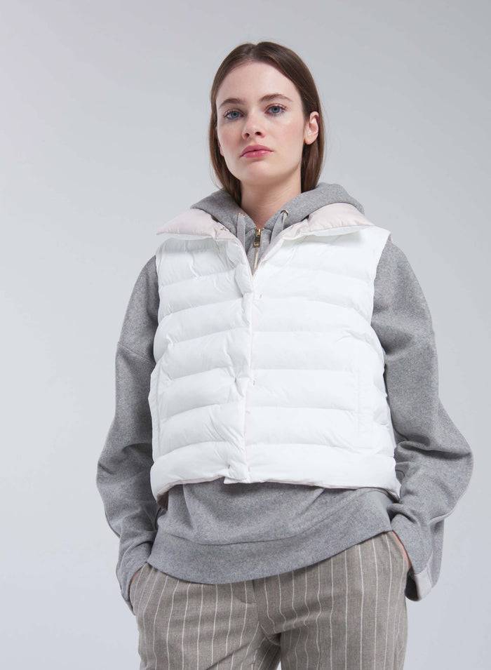 Lorena Antoniazzi GILET IN NYLON Offerta settimanale