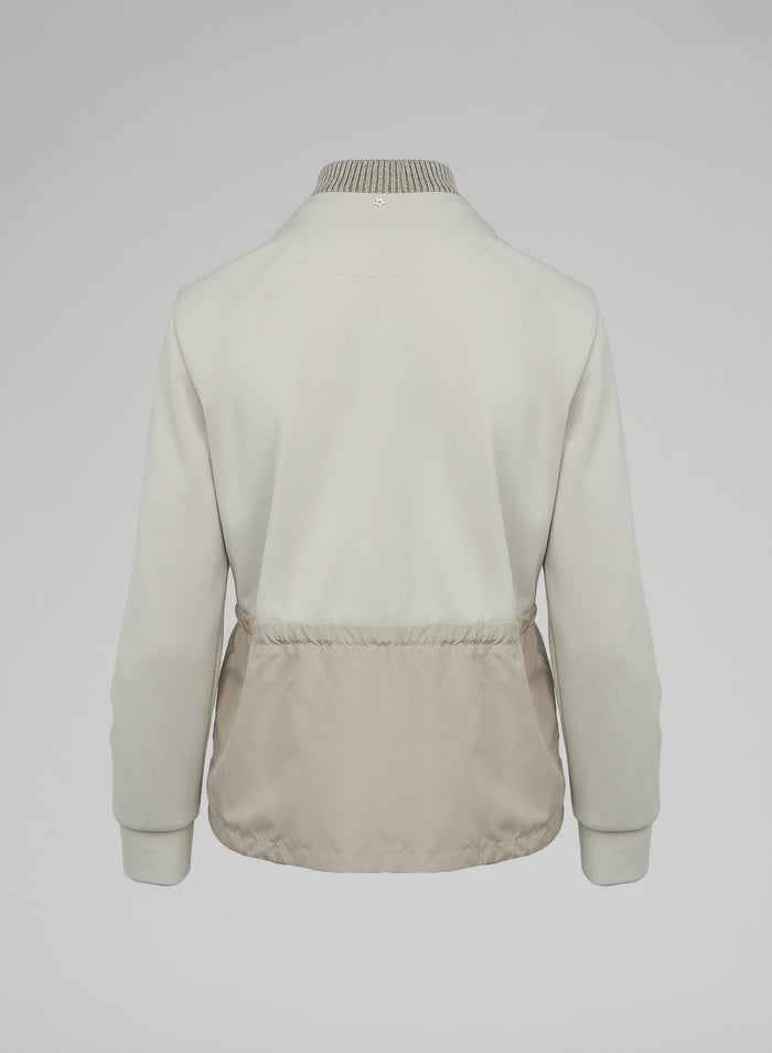 Lorena Antoniazzi GIACCA IN COTONE E NYLON Fino al 60% di sconto