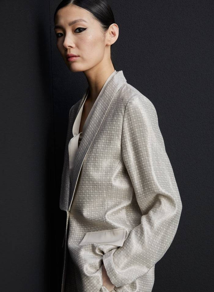 Lorena Antoniazzi GIACCA IN LUREX Super sconto