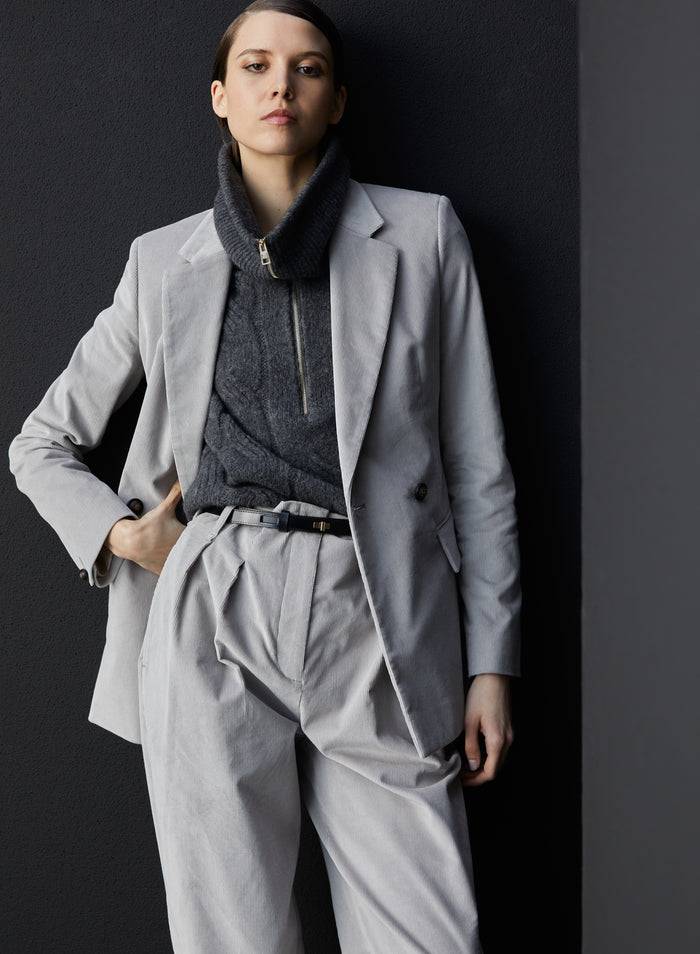 Lorena Antoniazzi GIACCA IN CORDUROY 50% di sconto con spedizione gratuita