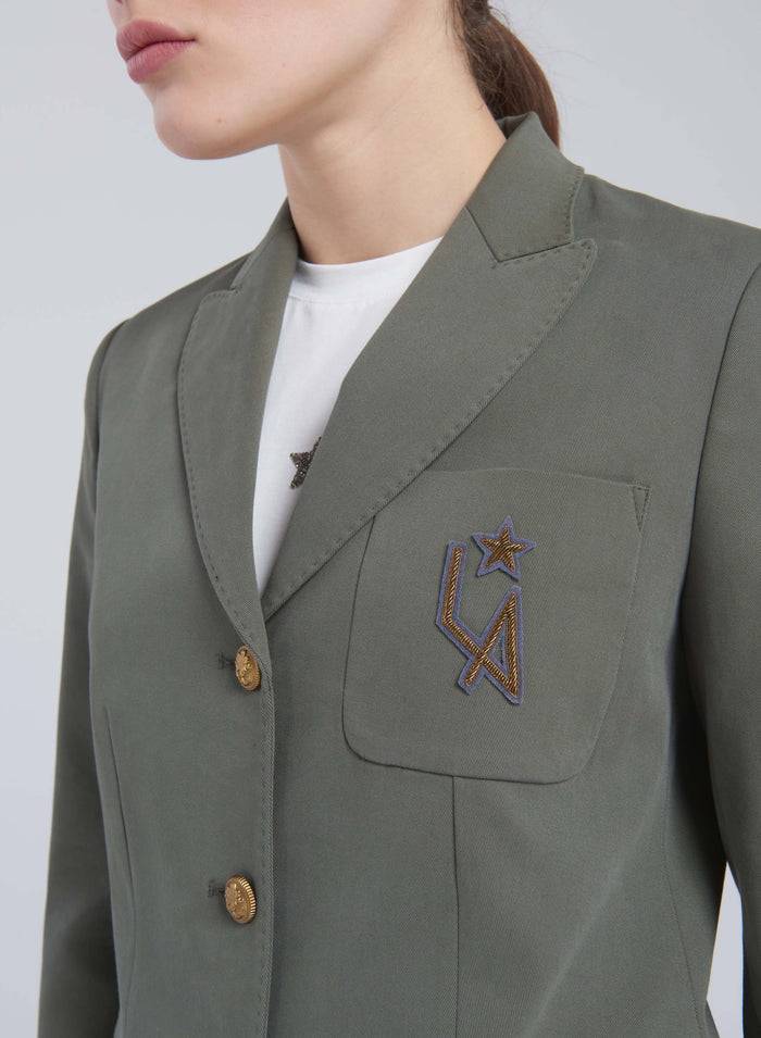 Lorena Antoniazzi GIACCA IN COTONE STRETCH 2025